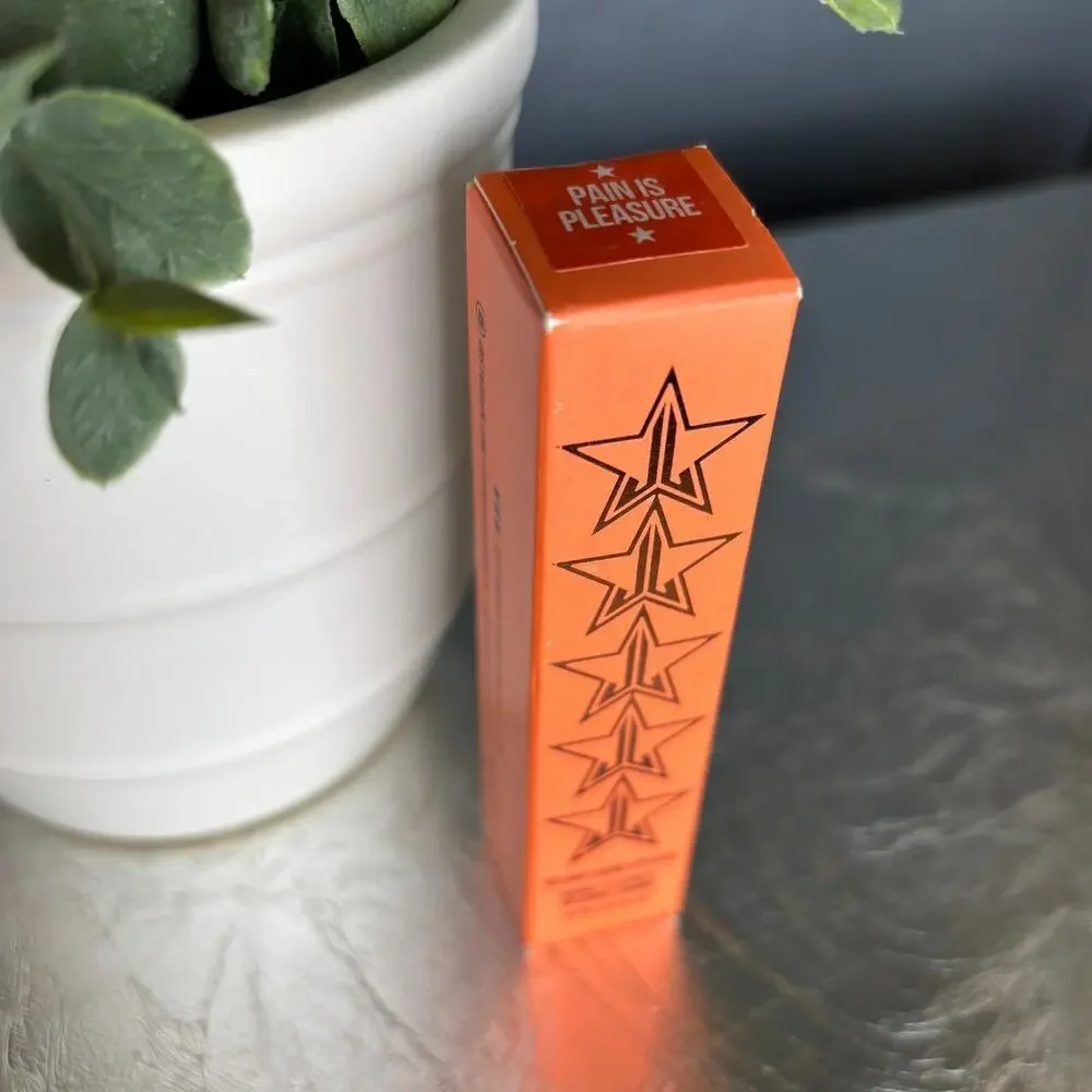 Jeffree Star Velour Liquid Matte Pain is Pleasure Bold Orange Lipstick New
